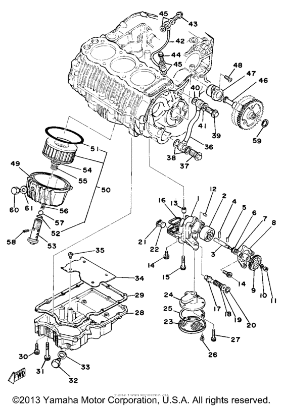 Oil pump - oil cleaner