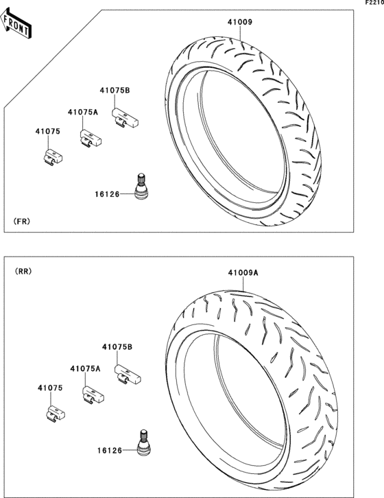 ZX1000 Покрышки
