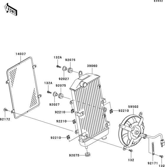VN900 Радиатор