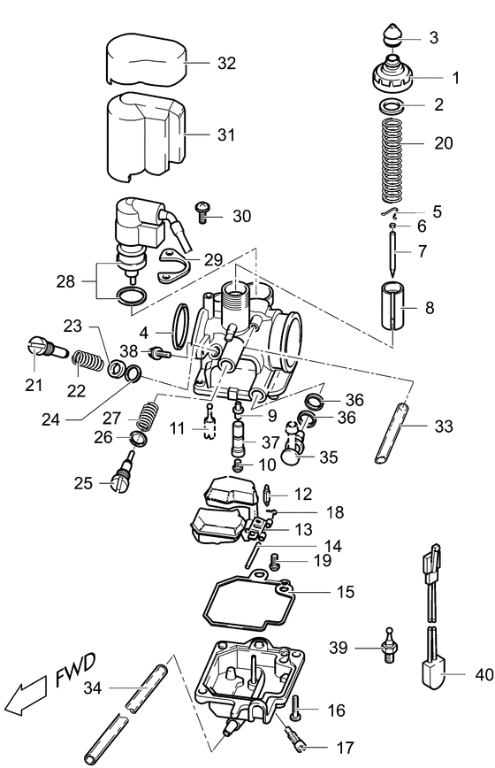 Carburetor assy