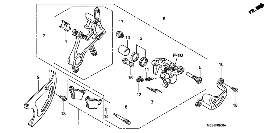  Задний суппорт