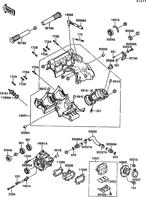 Crankcase(1/2)
