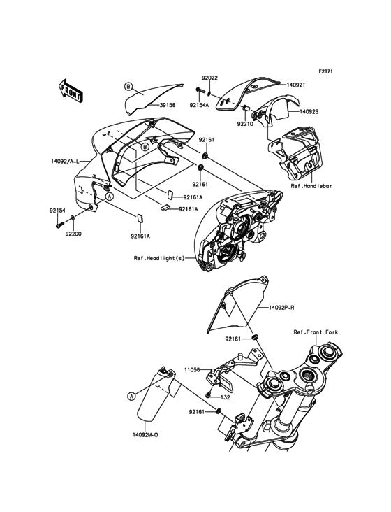 ER650 Обтекатели