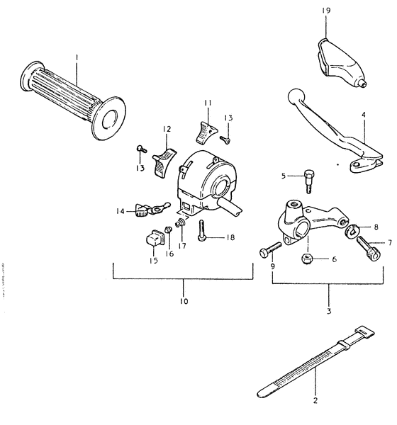 Left handle switch