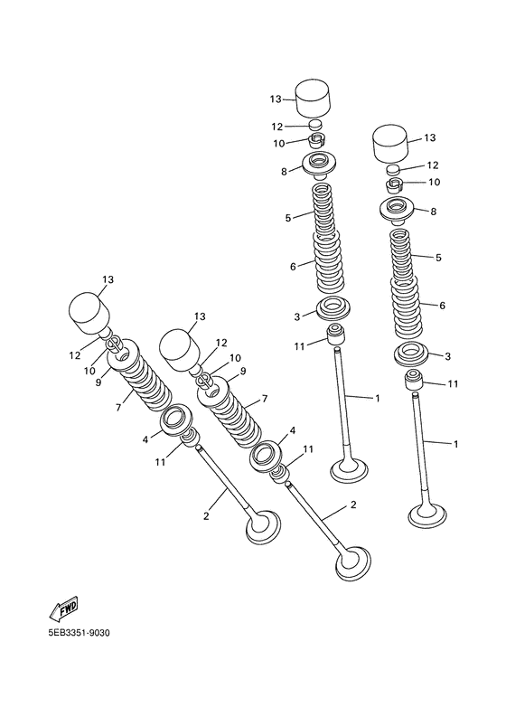 FZ6-S Клапана