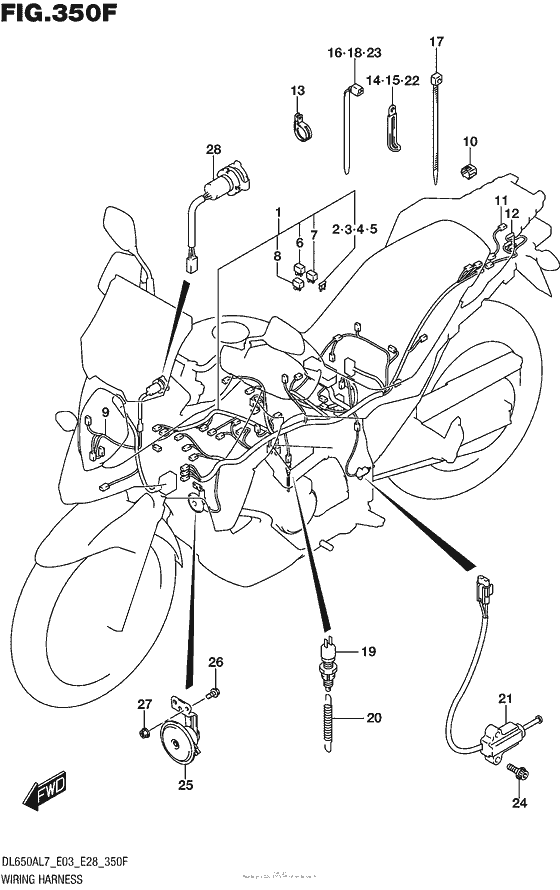 Wiring Harness (Dl650Xal7 E33)
