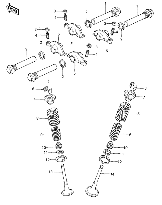 Rocker arms/valves