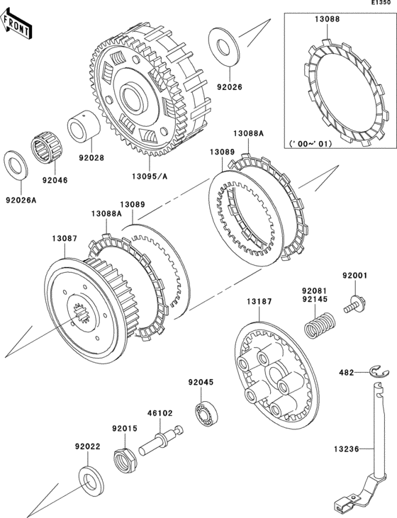 VN800 Сцепление