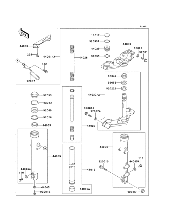 Front fork(1/2)