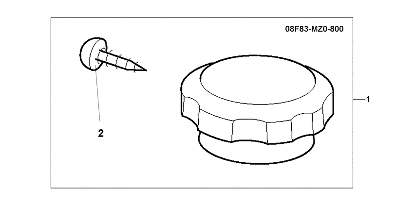 Chrm radiator cap