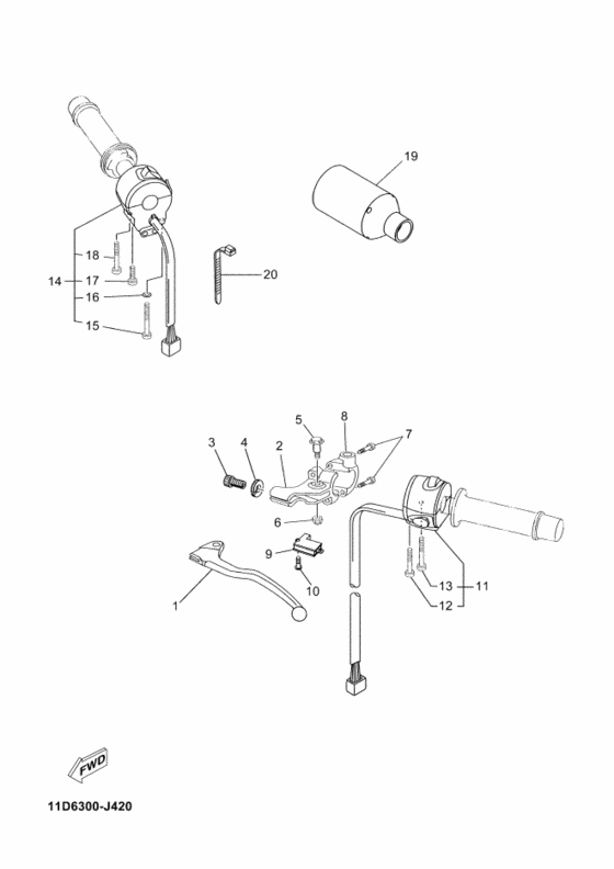 Handle switch & lever