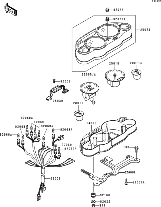 Meter(s)(zx600-e5/e6)