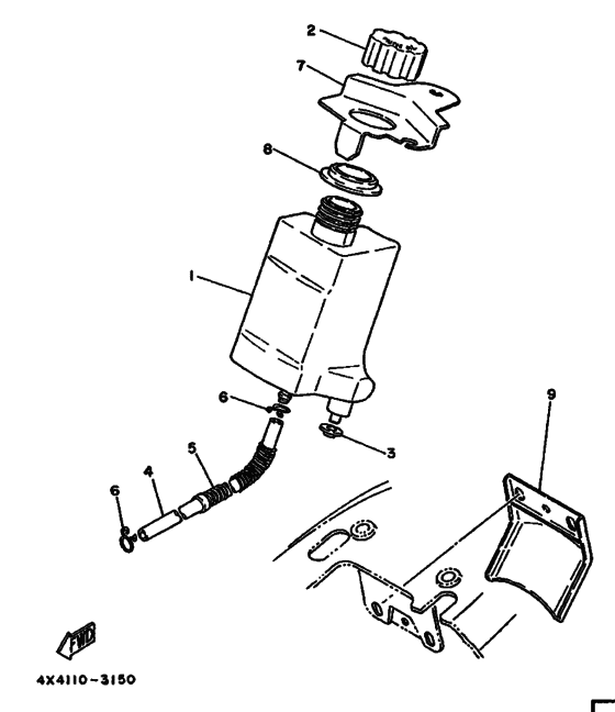 PW50W PW50 Бак масляный