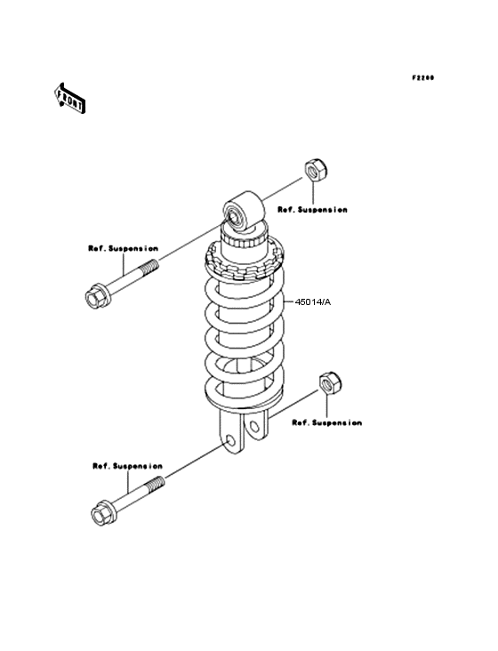 ZX400 Амортизатор