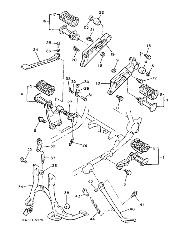Stand. footrest