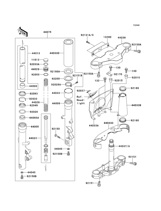 Front fork(1/2)