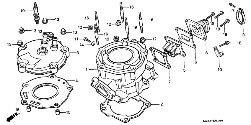Cylinder/cylinder head