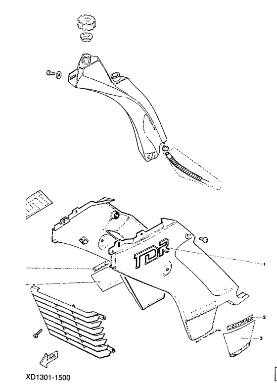 Scoop air/oil tank
