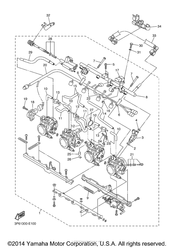 FJR13AEV Впускная система