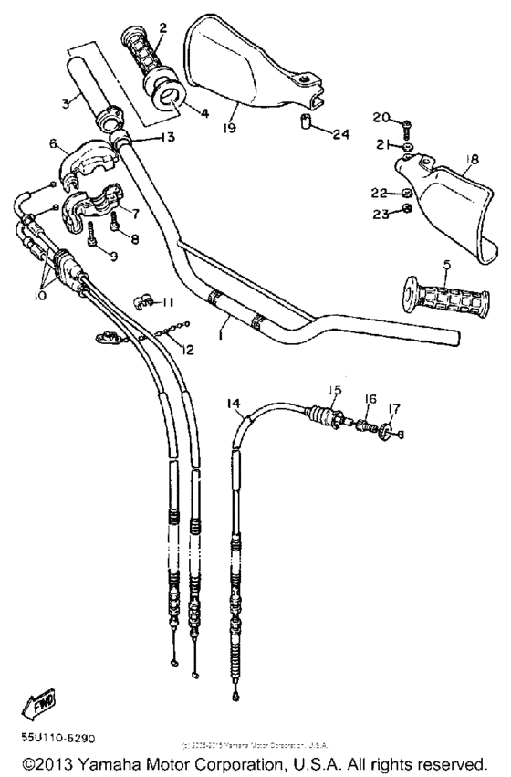 Handlebar-cable