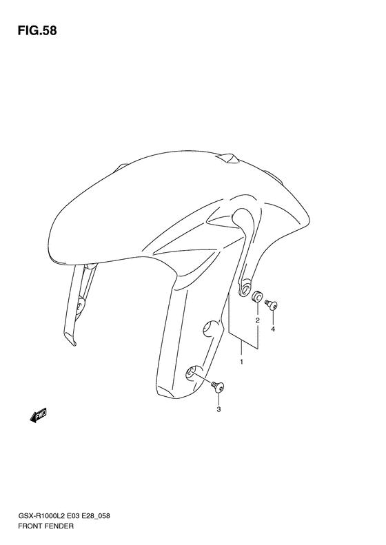 GSX-R1000 Переднее крыло