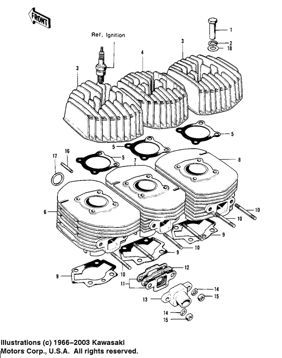 Cylinder heads/cylinders