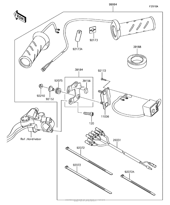 ZX1000 Accessory(Grip Heater)