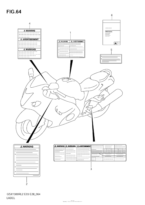 Label (Gsx1300R L2 E28)