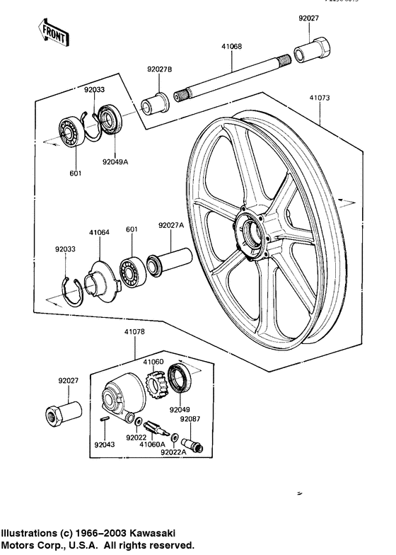 Front wheel/hub