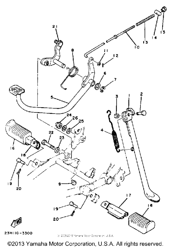 Stand - footrest