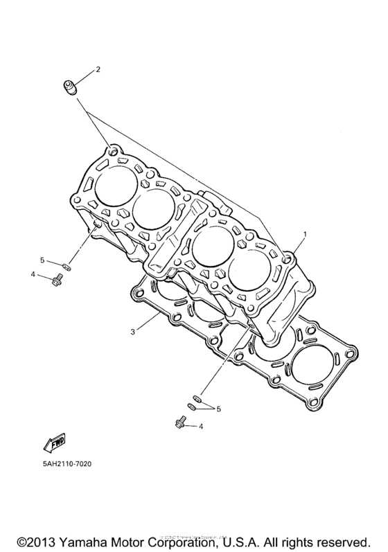 YZF600RM Цилиндры