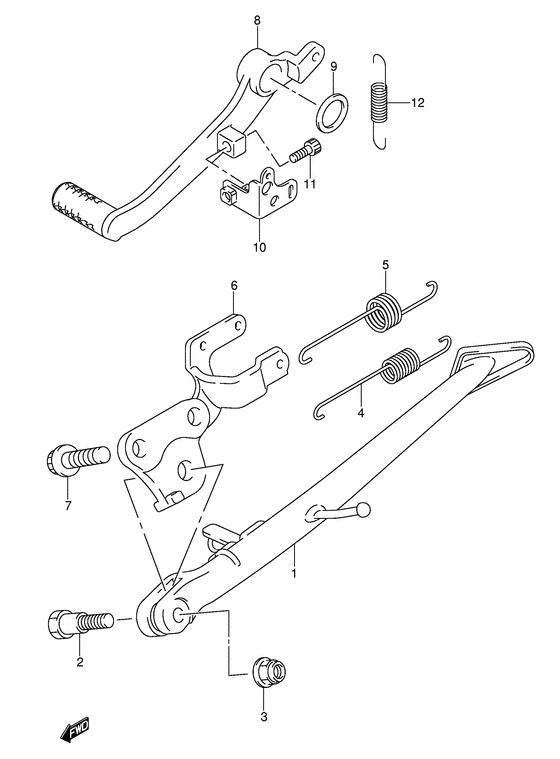 GSX-R1000 Stand comp