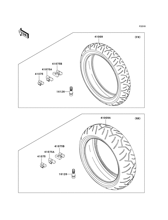 ZX1400 Покрышки