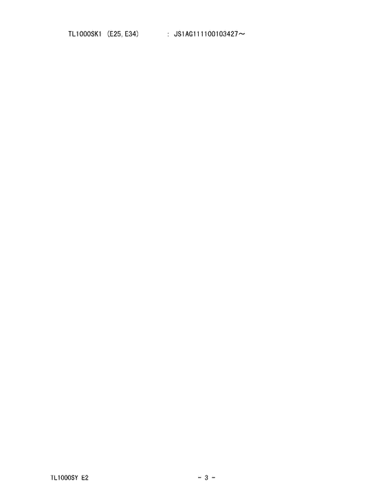 TL1000 Catalog preface