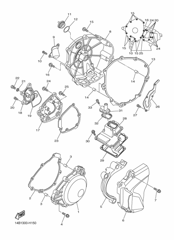 YZF-R1R ( RaceBase) ｸﾗﾝｸｹ-ｽｶﾊﾞ- 1