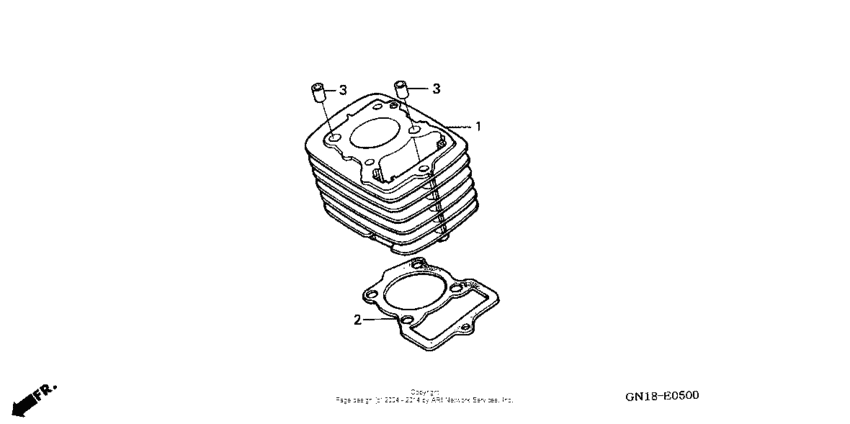XR80R Цилиндры
