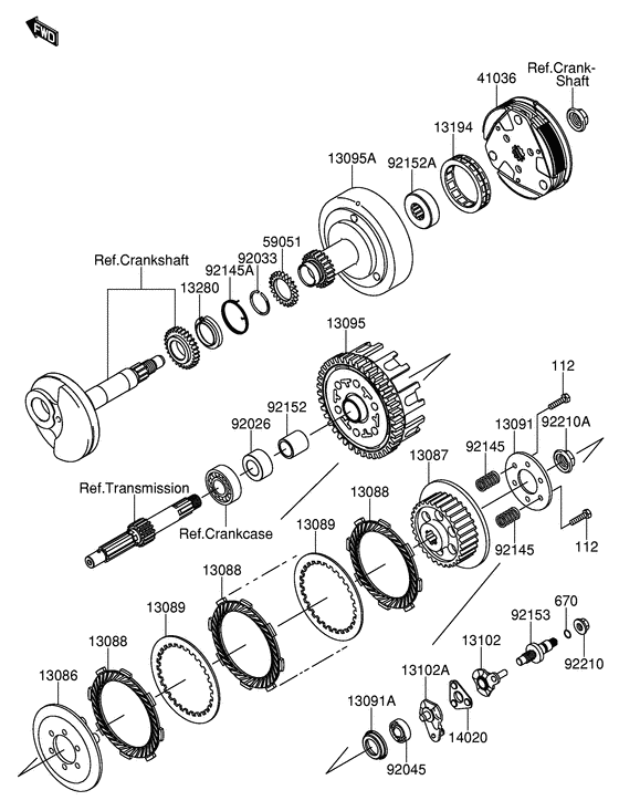 DR-Z110 Бендикс