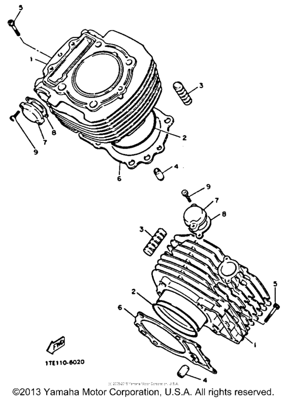 XV1100DC Цилиндры