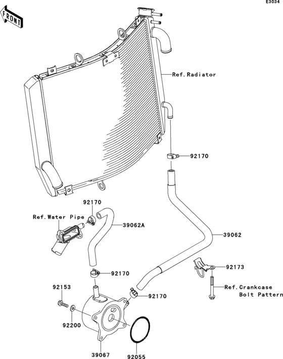 ZX1400 Масляный картер