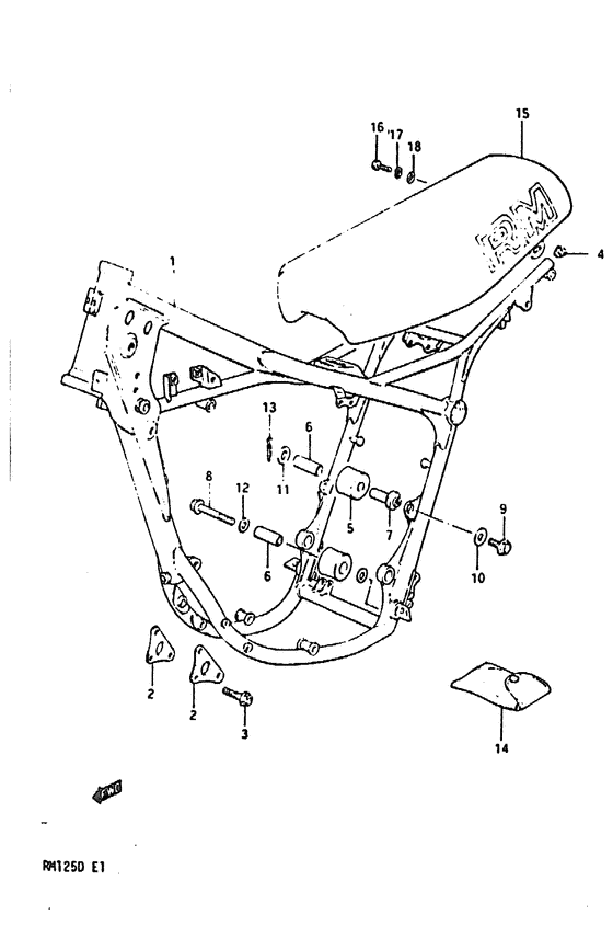 Frame - seat
