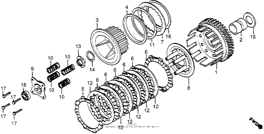 Cm400c/tclutch 79-81