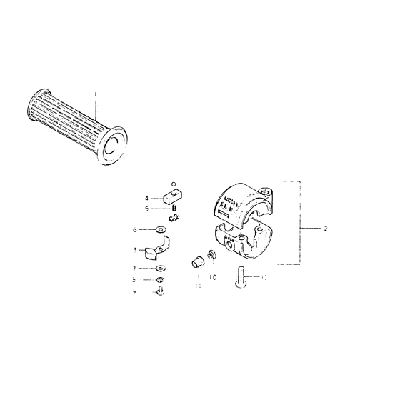 Lh grip - handle switch