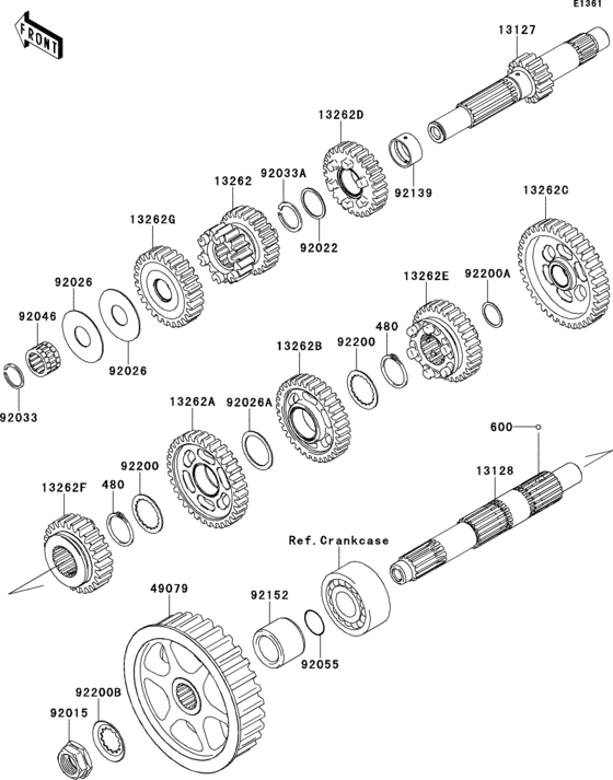 VN900 Трансмиссия