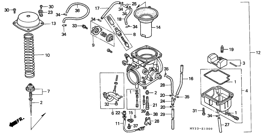 Carburetor assy