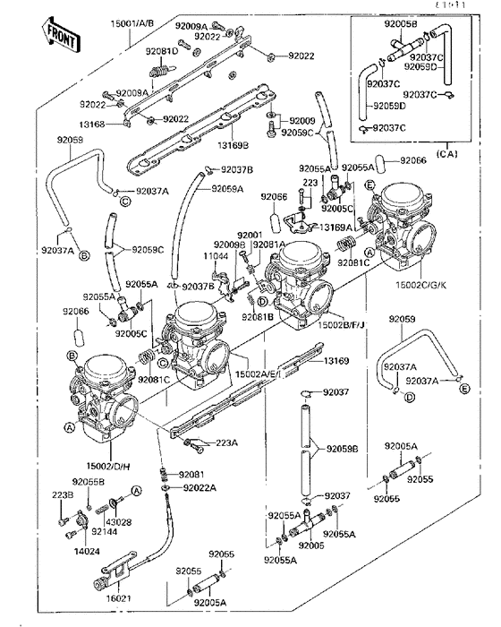 Carburetor assy