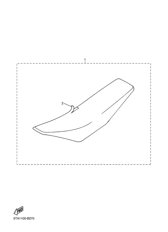 WR250F Сиденье