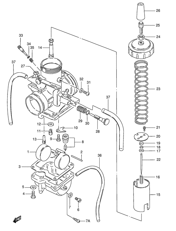 Carburetor assy