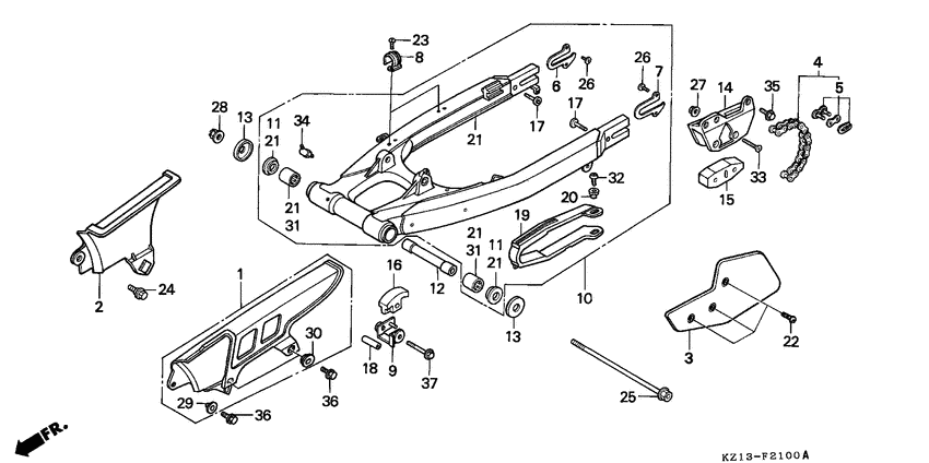 Swingarm/chain case