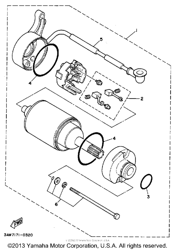 TW200BC Стартер