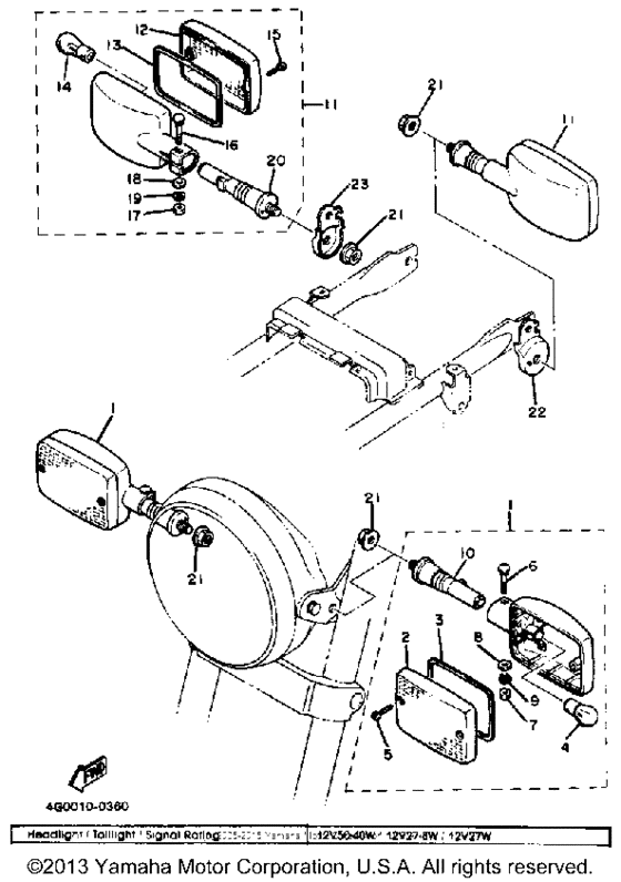 XJ550RK Поворотники